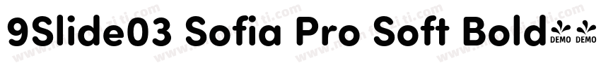 9Slide03 Sofia Pro Soft Bold字体转换